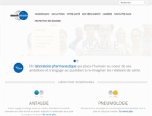 Tablet Screenshot of mundipharma.fr