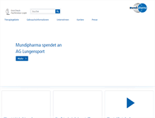 Tablet Screenshot of mundipharma.de